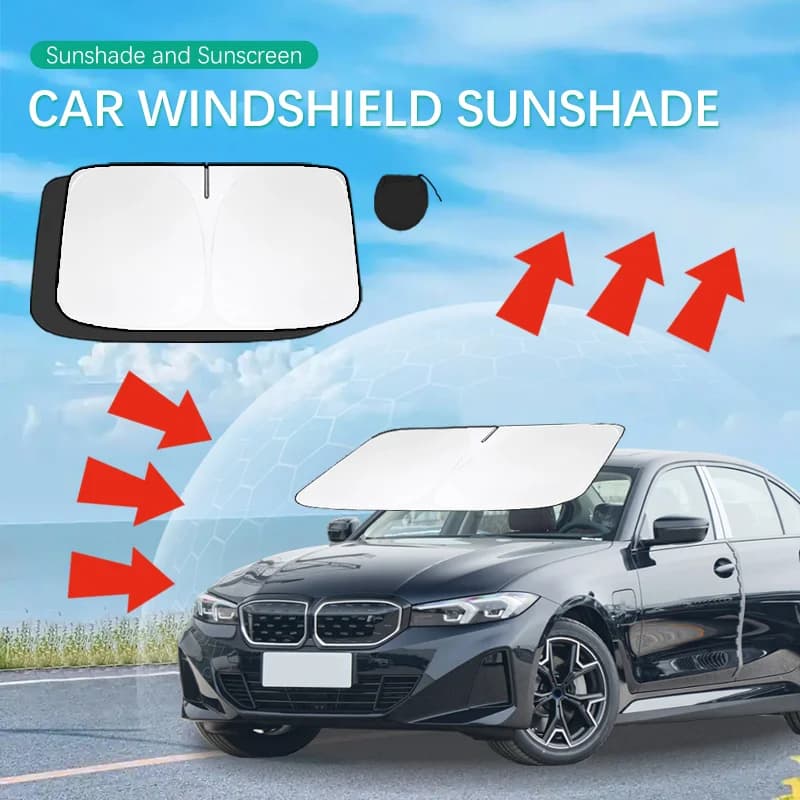 Car Sun Visor For Bmw i3 2013-2021 Front Windshield Sunshade Heat Insulation Summer Cooling Auto Accessories Physical cooling