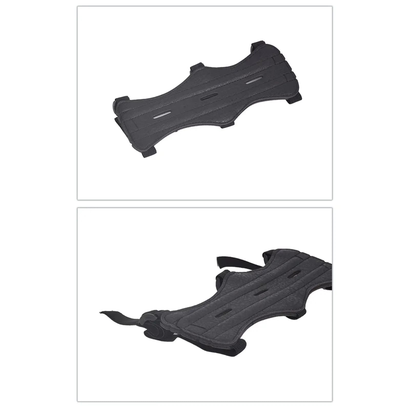 Set di Protezioni Regolabili in Pelle per Braccio, Dita e Pollice per Tiro con l'Arco, Unisex, per Pratica di Tiro all'Aperto