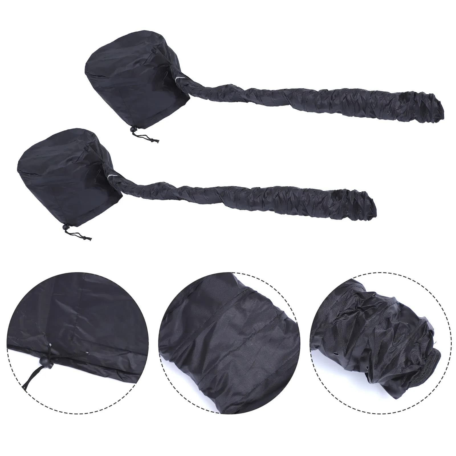 2 Pezzi Cappelli Termici per Asciugacapelli, Cappelli Riscaldanti Neri per Trattamenti Profondi, per Capelli Secchi e Danneggiati, Uso Professionale e Domestico