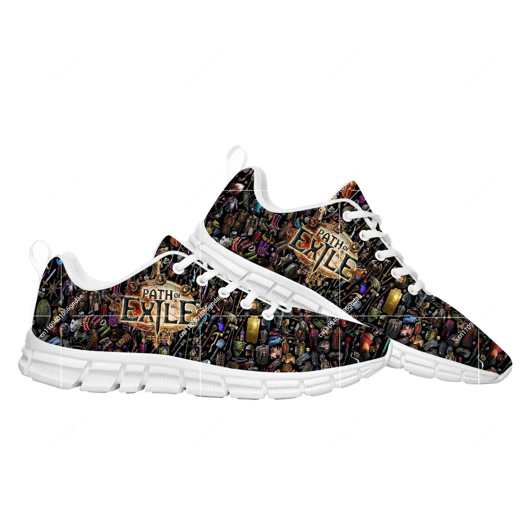 Path of Exile Sports Custom Shoes Cartoon Game Mens Womens Fashion Sneaker Tailor Made Couple Built Shoes