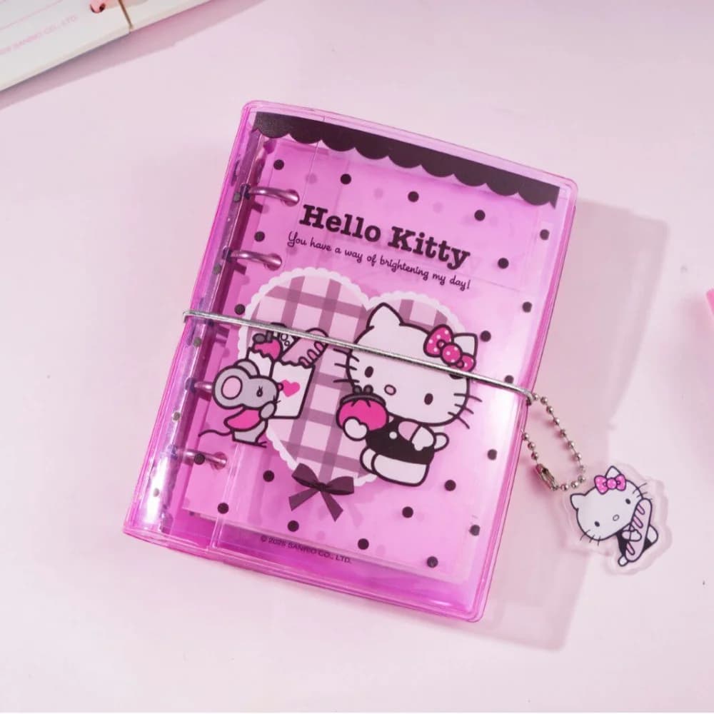 Autentico Album Fotografico Hello Kitty M5 con Fogli Staccabili, Agenda Cartoon Sanrio, Quaderno, Diario, Articoli di Cancelleria per lo Studio, Regali per Ragazze
