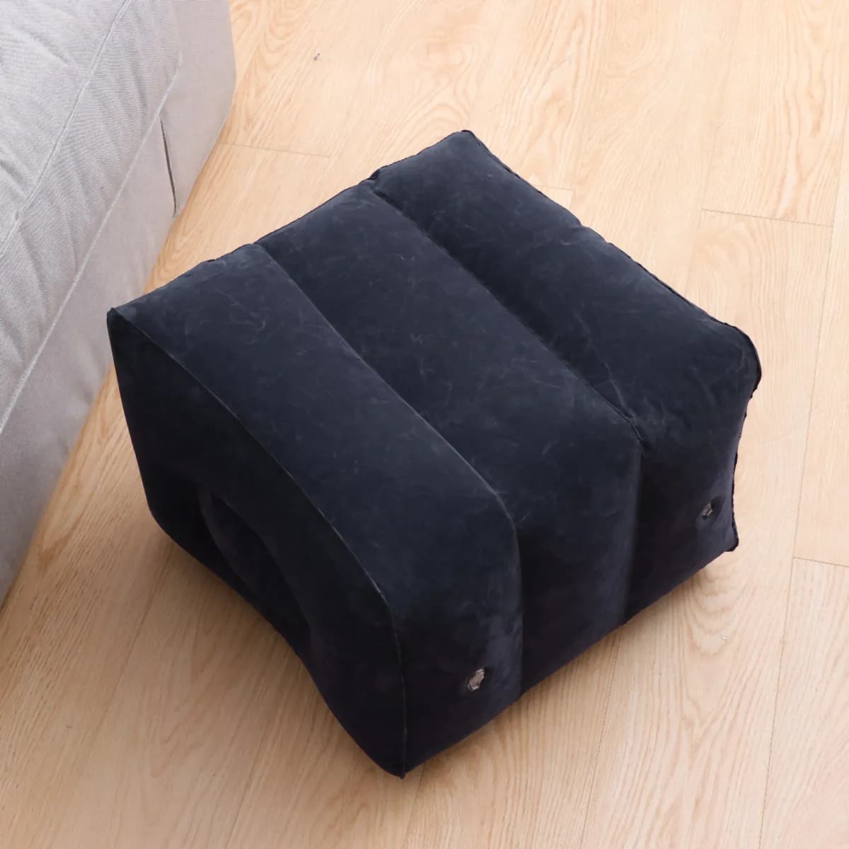 Cuscino Poggiapiedi Gonfiabile Portatile, Materassino per Viaggi in Aereo, Accessori da Viaggio, Poggiapiedi Regolabile in Altezza per Casa e Auto
