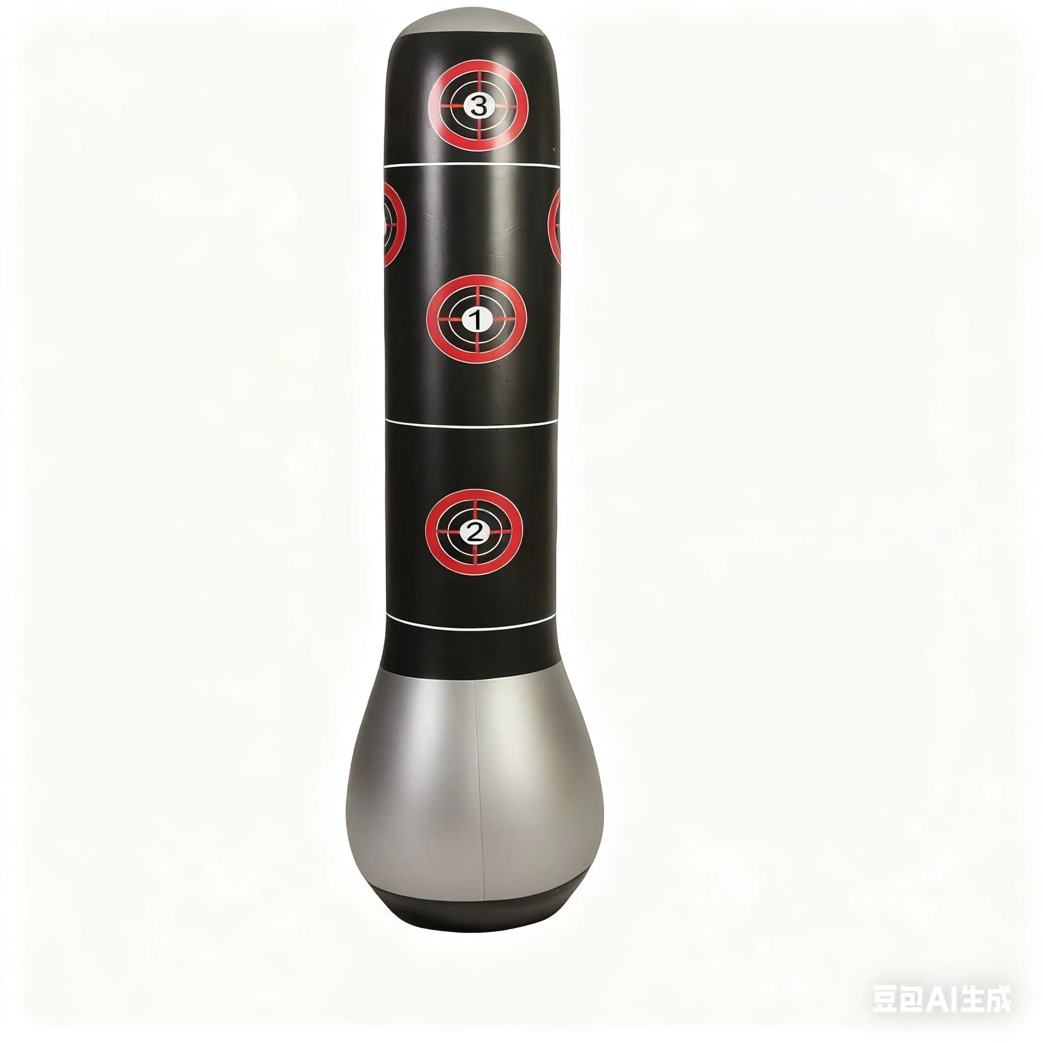 Sacco da Boxe Gonfiabile in PVC con Riempimento di Sabbia o Acqua, Sacco da Boxe Autoportante per Bambini e Adulti, Attrezzatura Portatile per Esercizi
