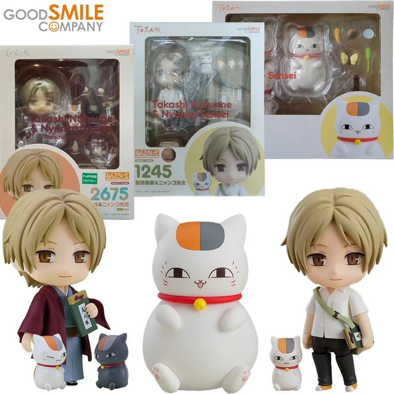 Good Smile Genuino Nendoroid Natsume's Book of Friends Anime Figure Natsume Takashi Action Toys per bambini Regalo Modello da collezione