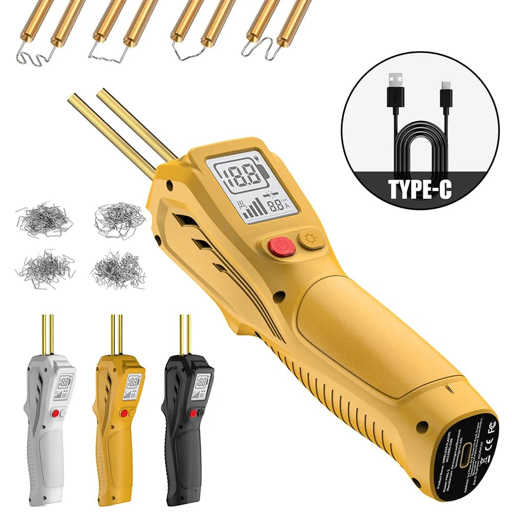500W Saldatrice di Plastica Saldatore di Plastica Pistola Hot Cucitrice Paraurti Kit di Riparazione Saldatore Per Auto Paraurti Strumenti di Riparazione