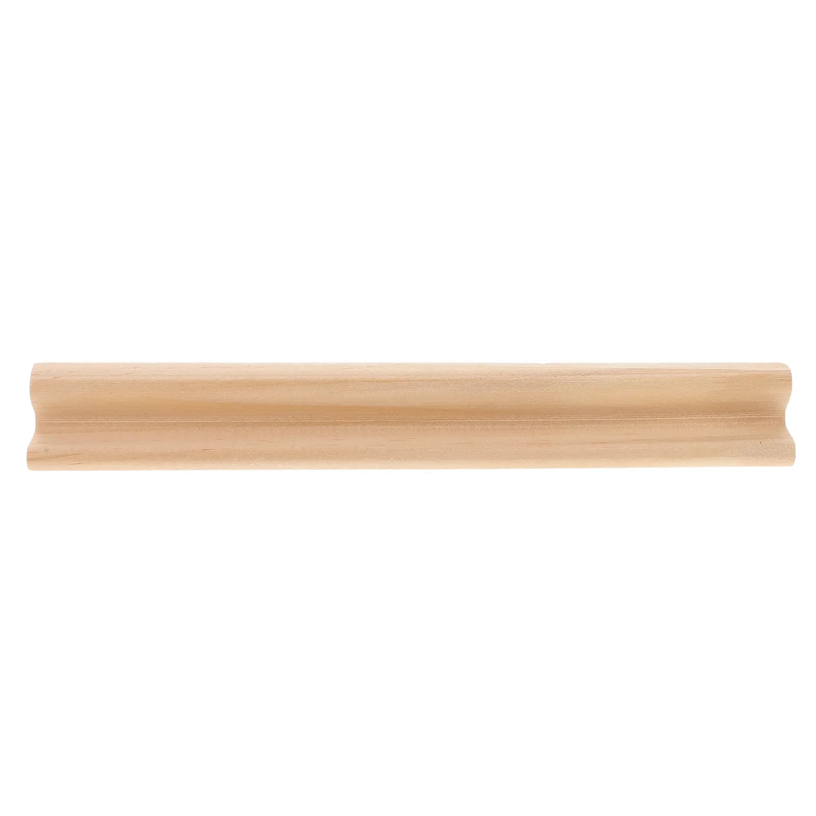Base in Legno Naturale da 19 cm per Domino e Blocchi Alfabetici, Organizzatore per Gioco del Treno Messicano e Tessere Mahjong, Espositore Educativo da Scrivania