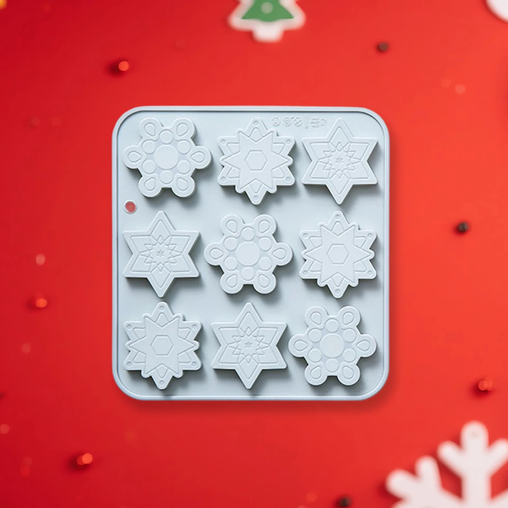 Stampi festivi in silicone per dolci e lavori natalizi: perfetti per torte, cubetti di ghiaccio, caramelle, sapone e altro ancora