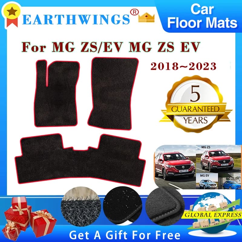 Tappetini auto adatti per MG ZS 2022 MGZS EV 2020 MG ZX ZST MGZSEV ZS11 2021 2023 ~ 2018 tappetini antiscivolo accessori interni per tappetini