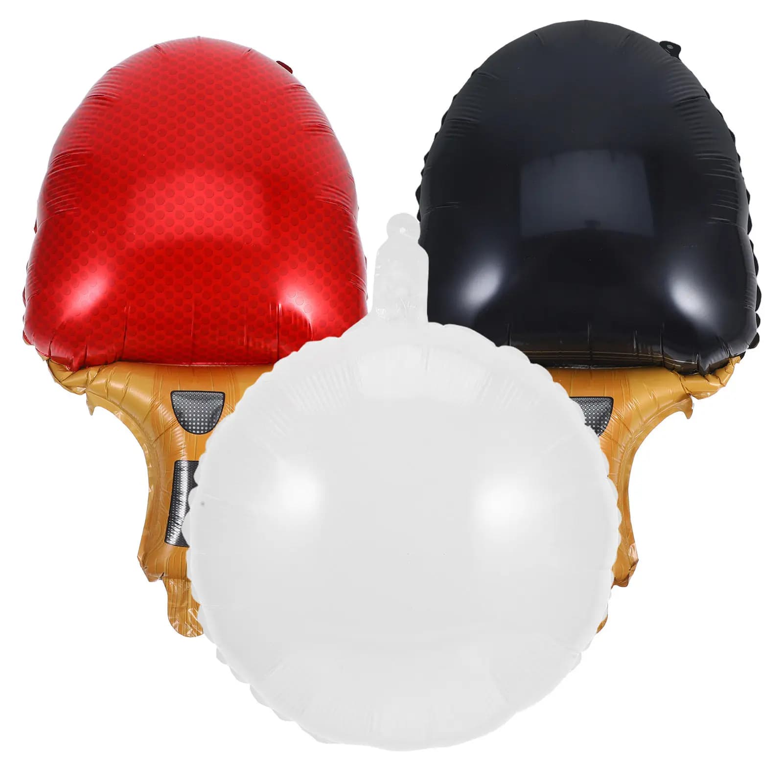 Set di Palloncini a Tema Tennis da Tavolo, Racchette e Palline in Pellicola di Alluminio, Decorazioni per Feste Sportive, Compleanni e Competizioni