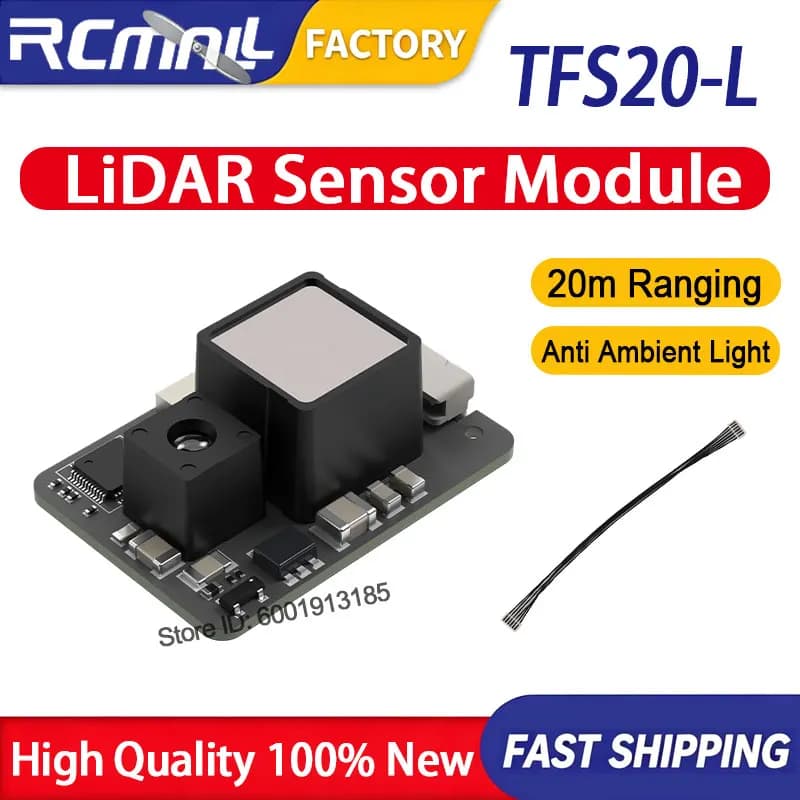 Benewake TFS20-L 20m Micro LiDAR Sensor Module UART I2C dToF Distance Ranging Compatible with Arduino Pixhawk Drones Robotics