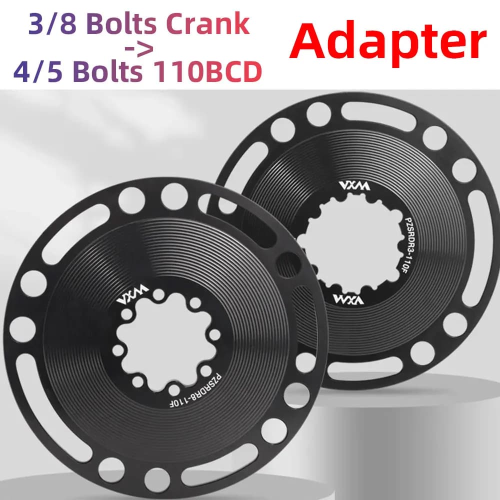 VXM 3 Bolts Direct Mount Converter 8 Bolt Bicycle Crank Adapter 110BCD Road Bike 4 Claw 5 Screws Chainring Converter for Sram GX