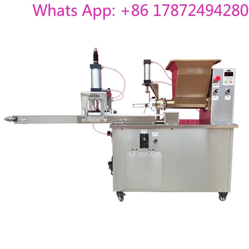 Macchina Automatica per la Produzione di Barrette Proteiche ed Energetiche, Attrezzatura Tagliatrice per Barrette di Cioccolato, 80-120 pezzi/min, Taglio Impasto