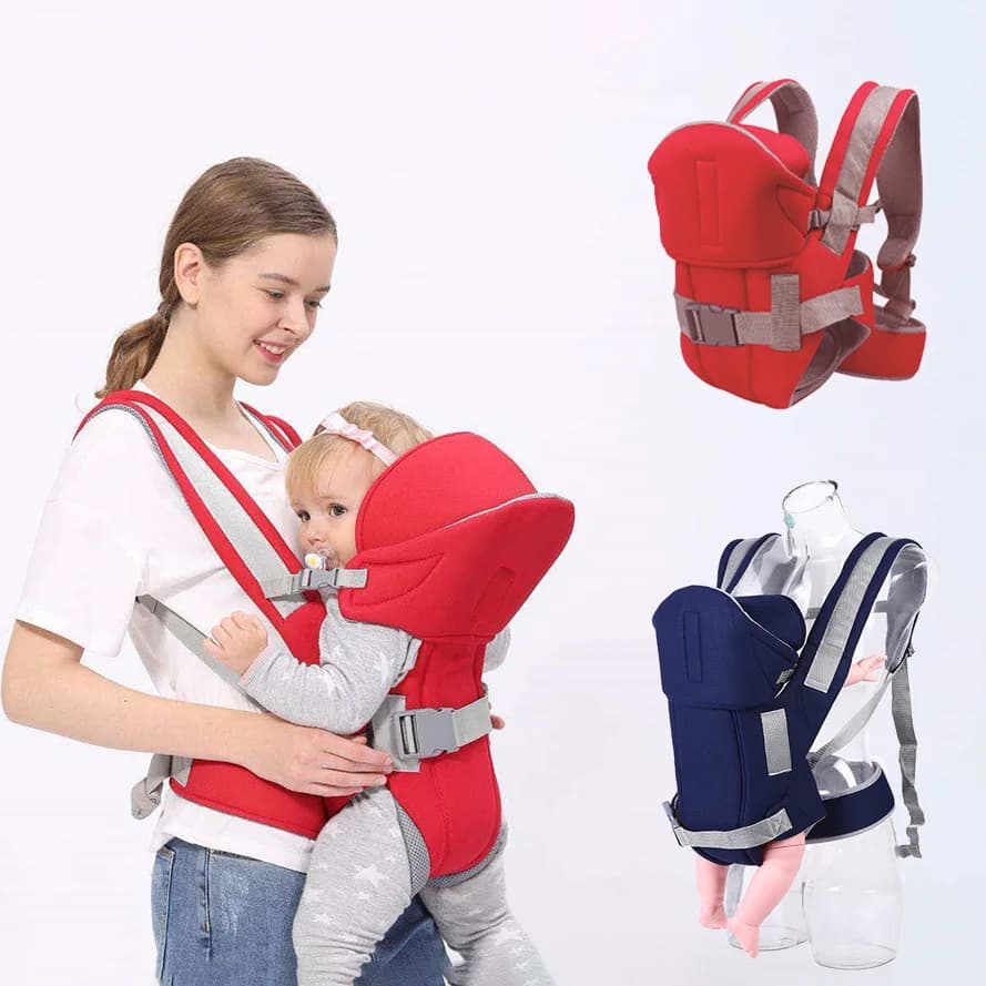 Tracolla multifunzionale per bambini grande quattro stagioni borsa per il trasporto dei bambini con tracolla doppia ispessita traspirante