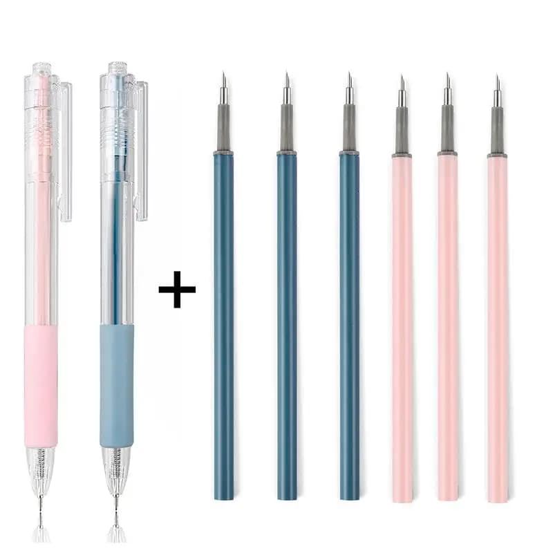 1-8pcs/Set Art Utility Knife Pen Refill Stickers Scrapbooking Cutting Tool Express Box Knife School Supplies DIY Craft Supplies