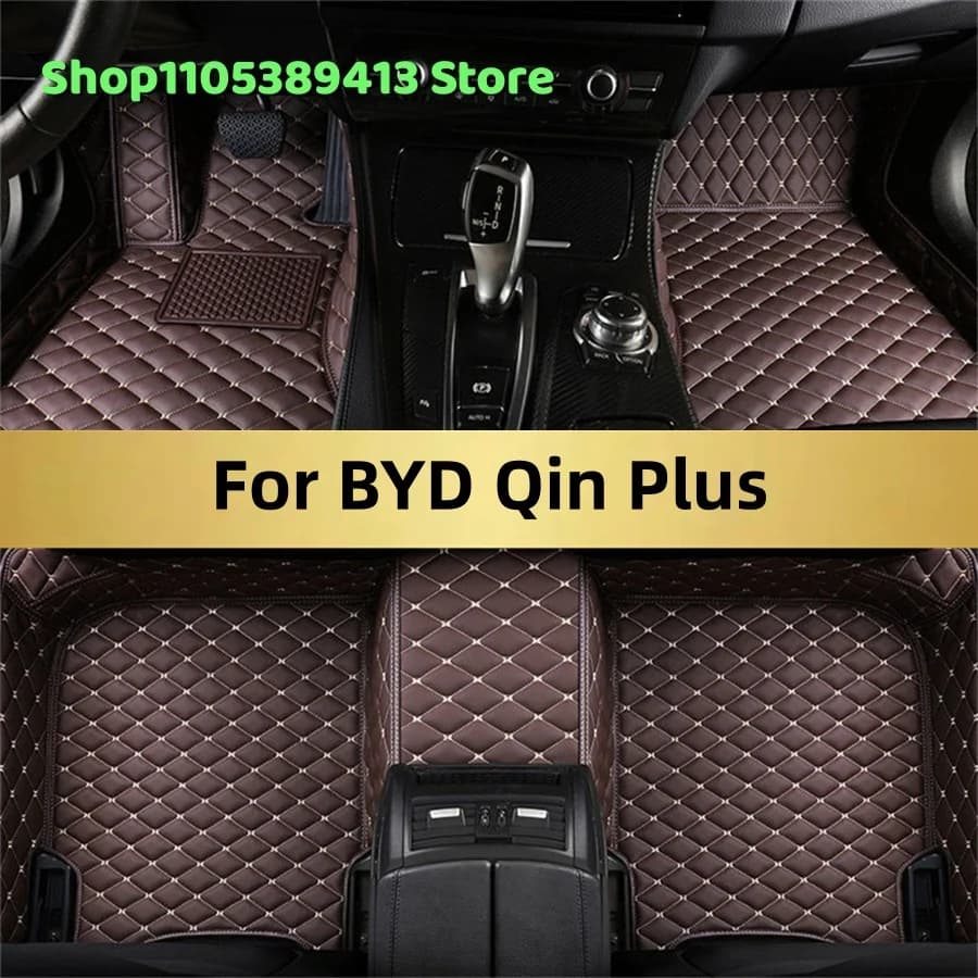 Tappetini Auto Personalizzati per BYD Qin Plus 2024 2025 2026 2027 2028 Accessori Tappeti Auto
