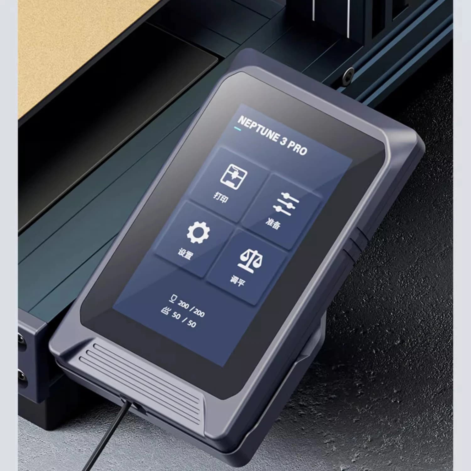 Neptune 3 4 schermo Touch ad alta definizione a colori LCD portatile da 4.3 pollici per stampante 3D ELEGOO Neptune 3/4 Pro Plus Max