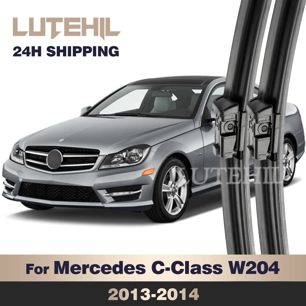 Per Mercedes-Benz C W204 2013-2014 Tergicristallo Spazzole Tergicristallo Parabrezza Spazzola per Finestra 24 "+ 24"