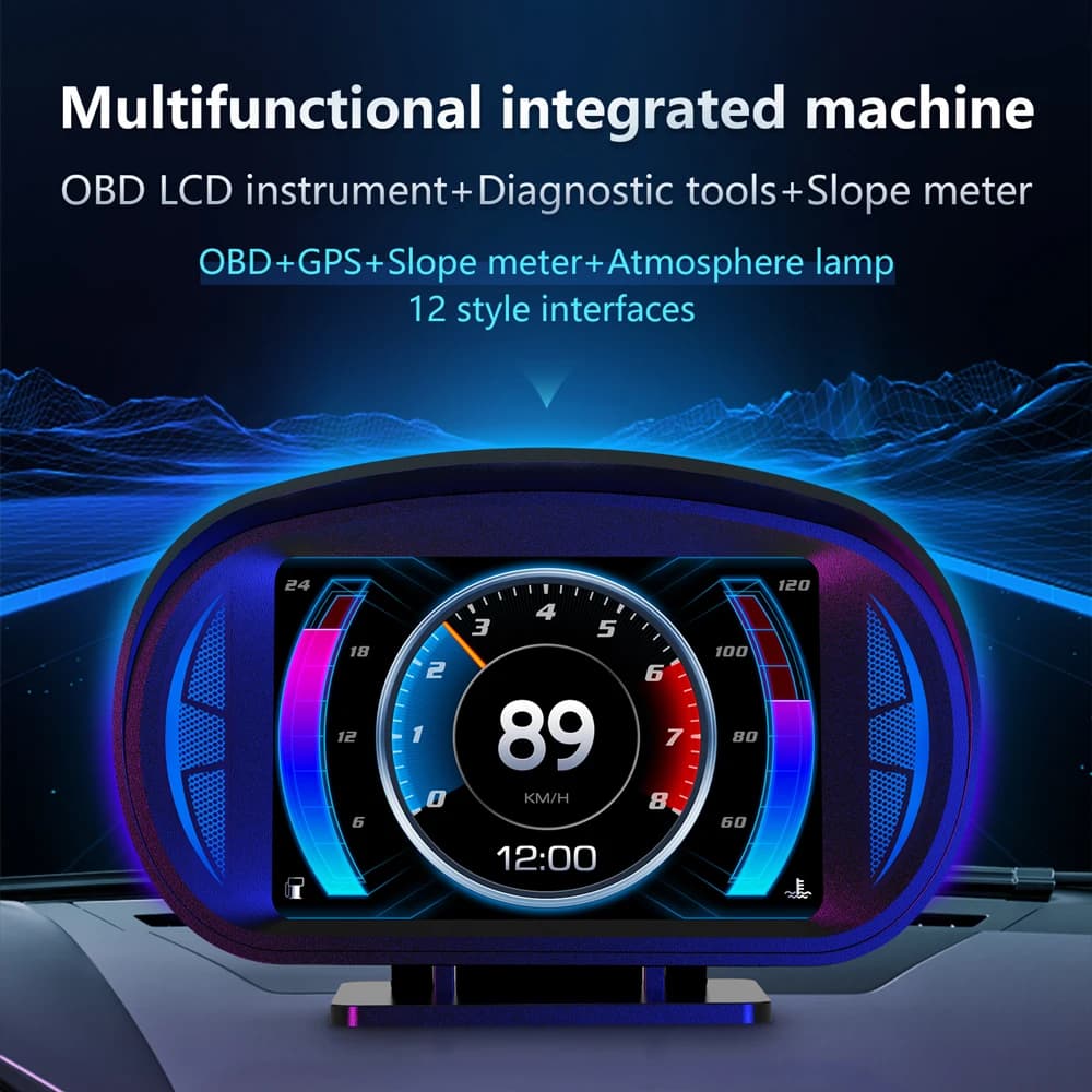 Per Peugeot 106 107 2008 3008 5008 607 806 807 Eurovans Expert RCZ Auto OBD2 GPS USB HUD Head Up Display Parabrezza Proiettore