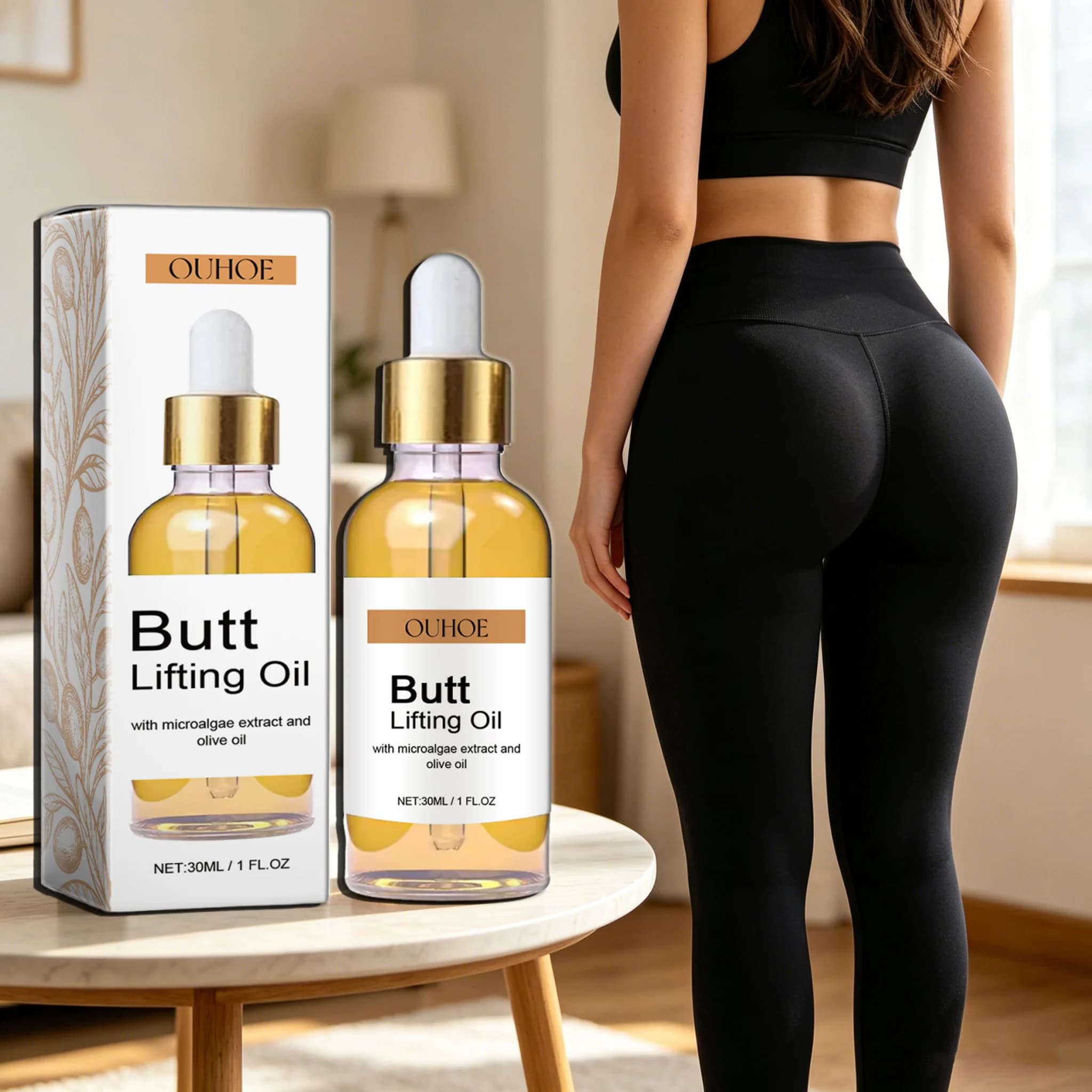 Gluten Enlargement Oil Growth Hip Lifting Nutrient Hydrating Skin Stringing Pores Improve Elasticity Body Massage Care