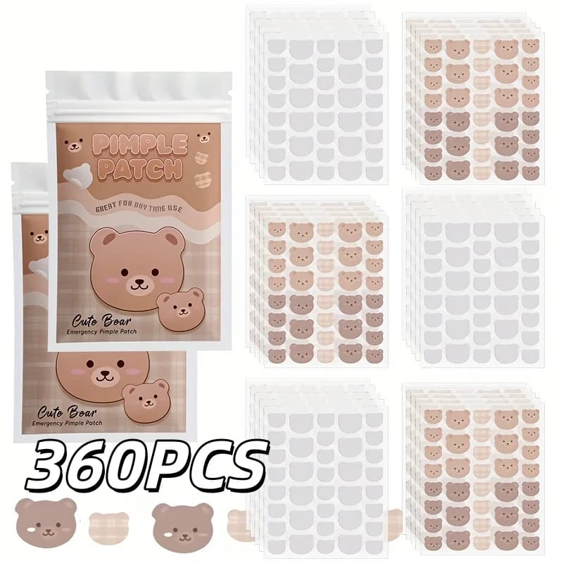 360 pieces, 3 types of adorable bears. Delicate and not irritating, without alcohol, without perfume, suitable for all skin types.