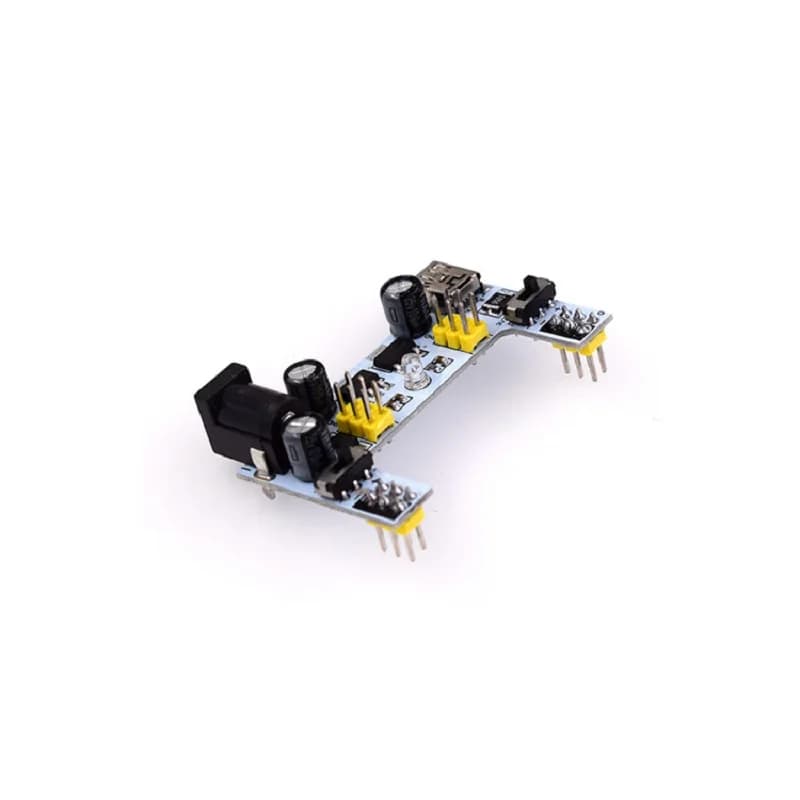 Mini USB Interface / MICRO White Breadboard dedicated power module 2-Way 3.3V 5V for Arduino Bread Board with 2 channels