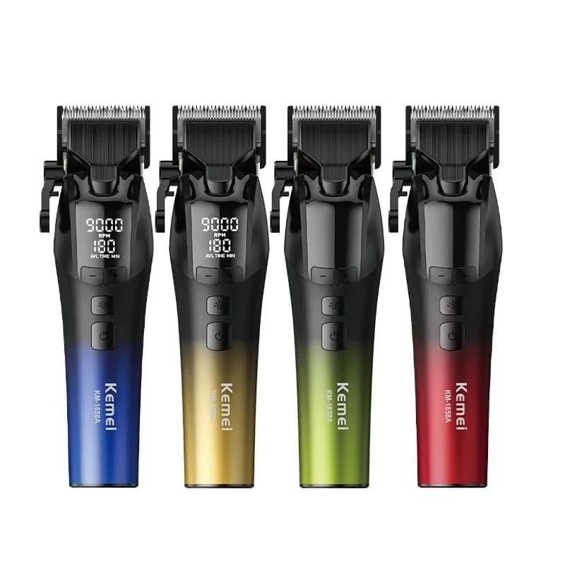 Kemei Wireless Electric Hair Cutting Machine, Professional Barbieri Cutting Machine, Rechargeable Hair Cutting Machine, Personal Care Kit 9000RPM