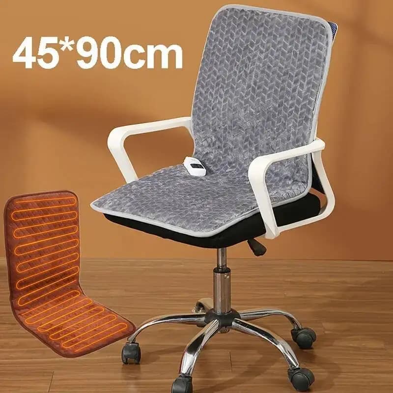 Sedile elettrico con termostato sedia coperta riscaldata cuscino schienale integrato 45 * 90 cm / 45 * 45 cm
