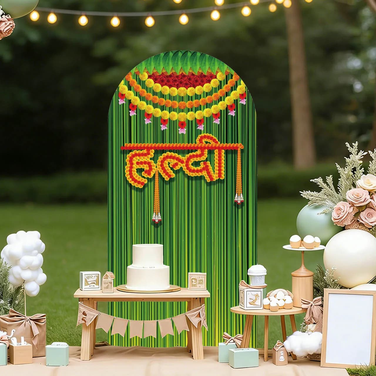 Mehofond Custom Colorful Curtain Indian Style Celebrate Birthday Party Bridal Shower Wedding Cover Arch Background Decor Backdro
