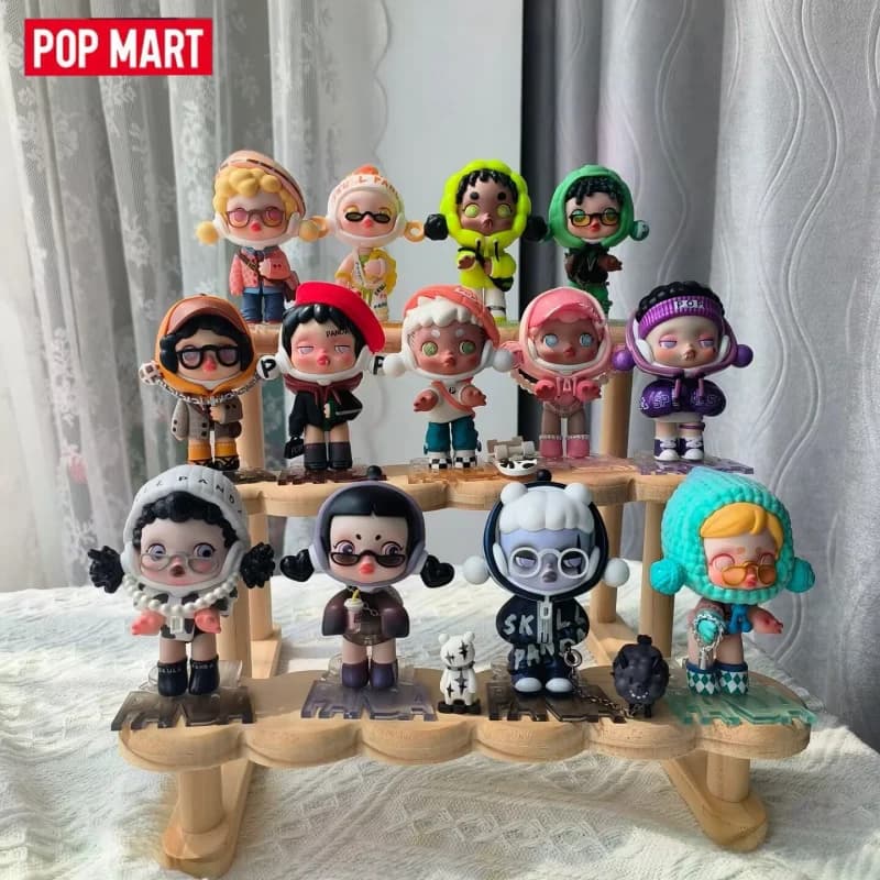 POPMART Genuino Scatola Cieca Giocattolo Kawaii Skullpanda HYPE Panda Serie Da Collezione Anime Figurine Modello Desktop Ornamento Giocattolo Regalo