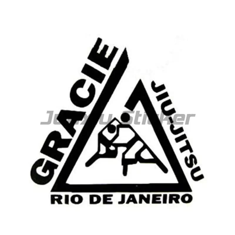 Adesivi per auto in PVC fustellati con motivo Brazilian Jiu Jitsu, decorazioni per laptop, telefoni, tablet, accessori auto