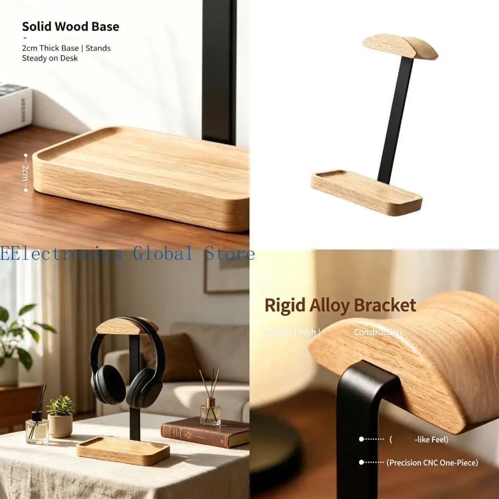 462B Over Ear Headphone Holder Headset Stand for Home Office Desk and Gaming Area