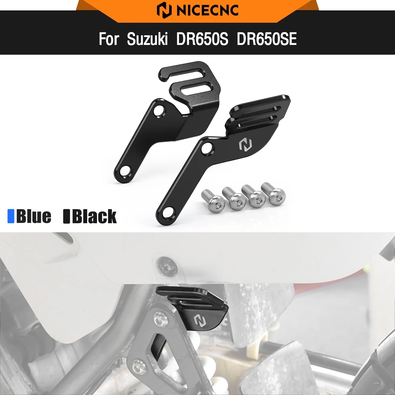 Staffa di Fissaggio per Bagagli per Suzuki DR650S DR650SE DR650S/SE 1996-2025, DR 650 S DR 650 SE DR650 S DR650 SE DR 650S SE DR650