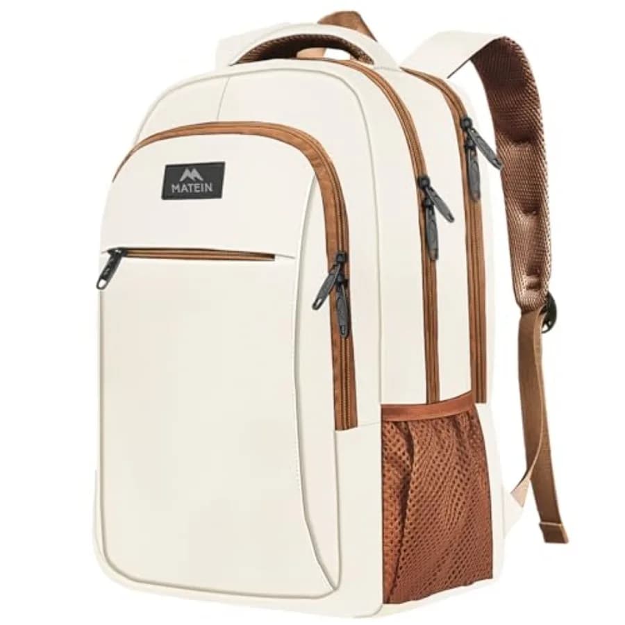 Zaino per Laptop da Viaggio 15.6 Pollici, Antifurto, Sottile e Resistente, per Insegnanti, Impermeabile, Borsa per Computer Universitaria G
