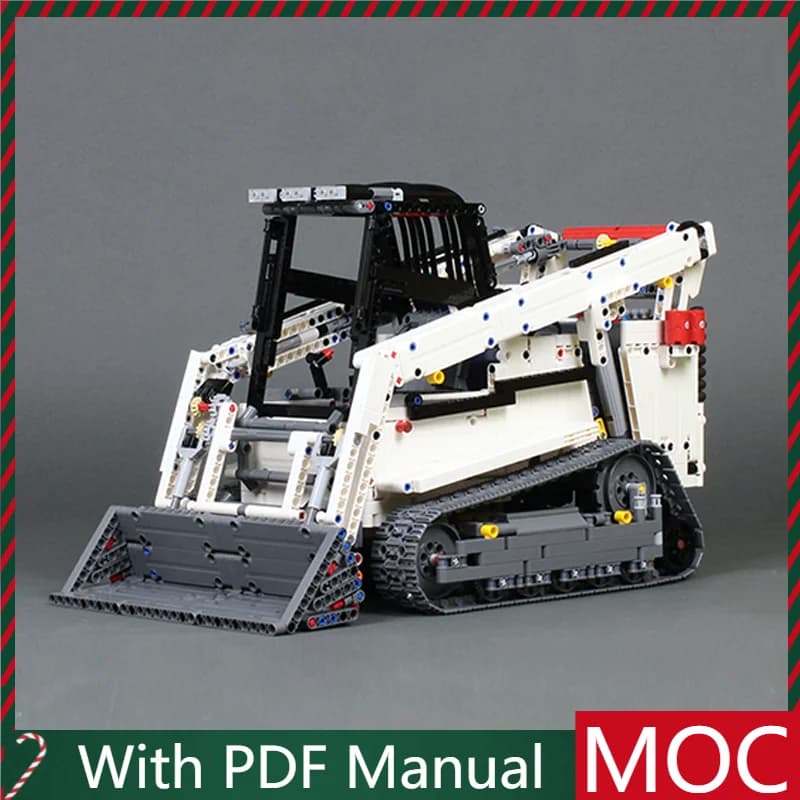 City Engineering Series Building Blocks MOC 2592 PCS Skid Steer Loader Modello Tecnologia di mattoni Set di assemblaggio fai-da-te Regalo di compleanno per bambini