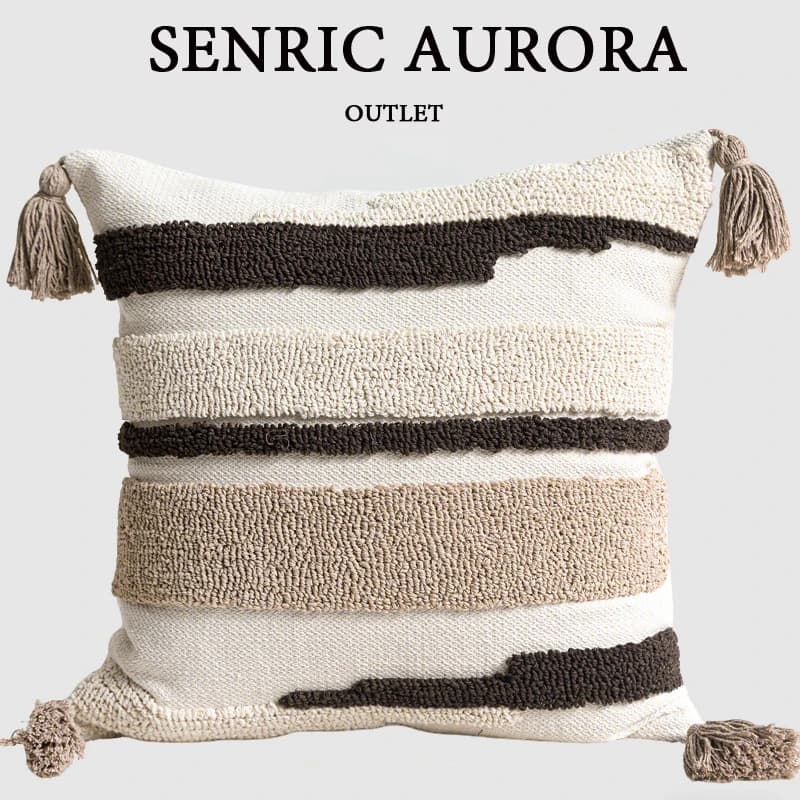 Fodera per cuscino di lusso 45x45 cm Federa per cuscino in velluto ad anello beige a 3 colori per divano del soggiorno del letto dell'hotel domestico