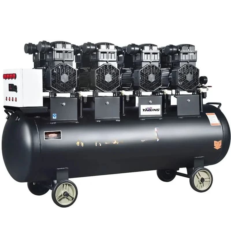 Auto Repair Paint Oil-Free Silent Air Compressor Industrial High-Pressure Pump Small 220V