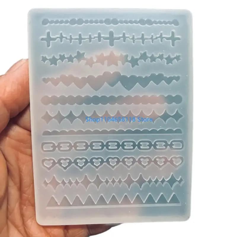 Stampi unici per creazione gioielli in silicone, stampi per ornamenti per ciondoli in resina epossidica