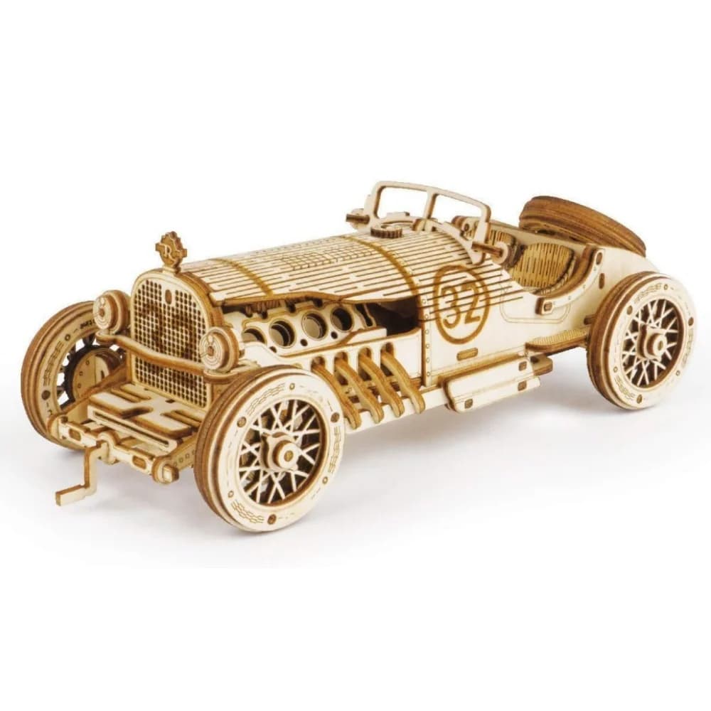 Robotime Rokr Vintage Cars 3D Wooden Puzzle Treno Army Jeep Heavy Truck Vintage Auto Model Construction Kit 1:15 for Kids