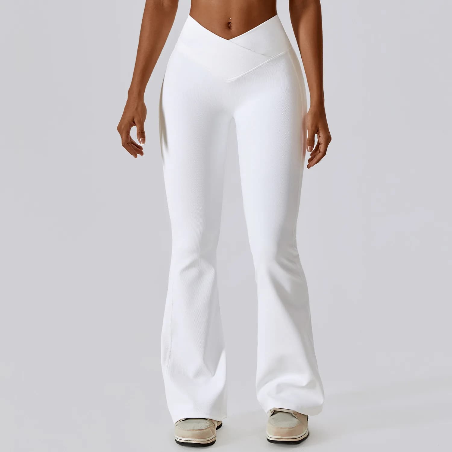Leggings svasati Pantaloni da yoga Collant da donna Pantaloni a zampa d'elefante Pantaloni da yoga a vita alta Pantaloni da fitness elasticizzati Palestra Allenamento casual Sport