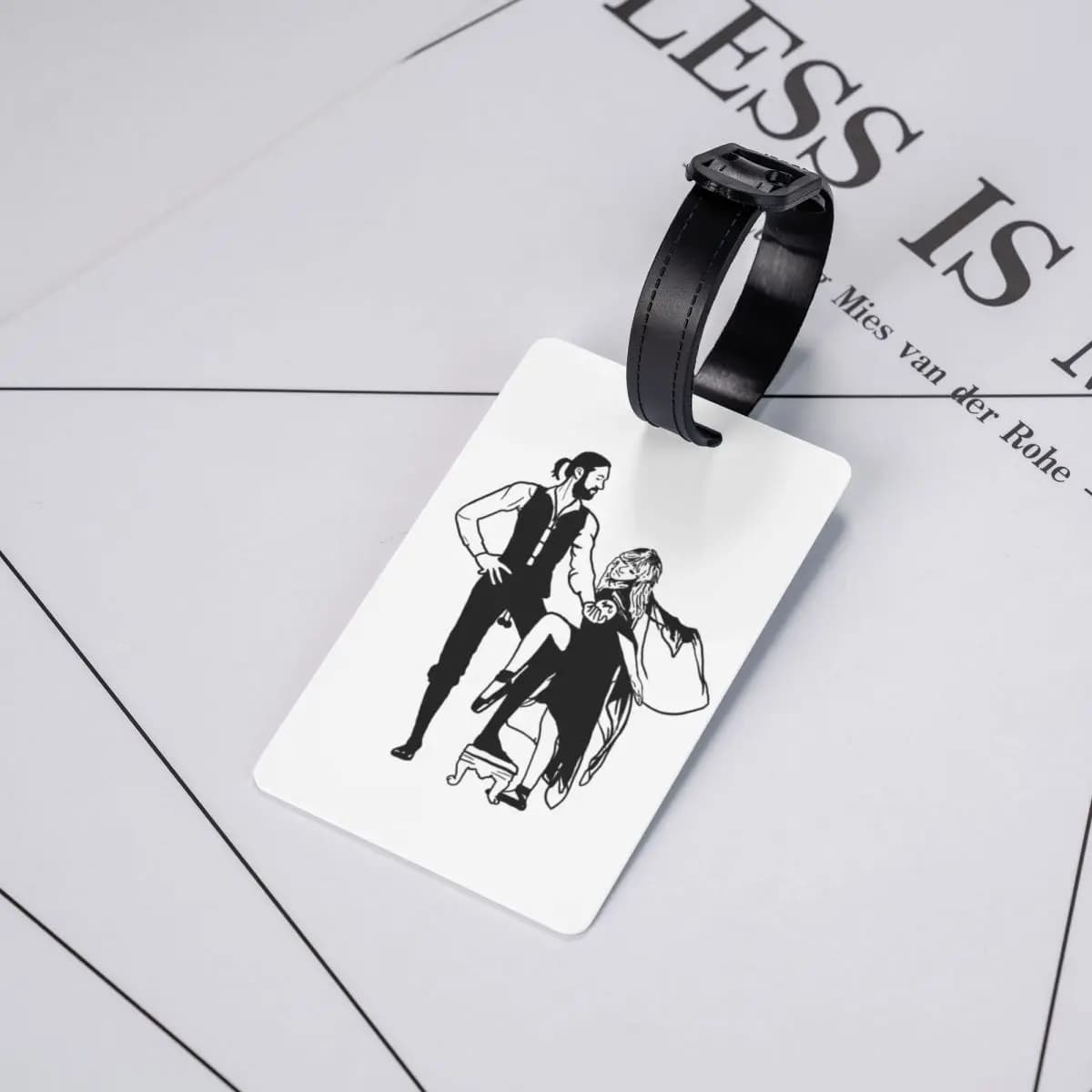 Etichette per bagagli con logo classico Fleetwood Mac Rumours, accessori per valigie, etichetta per bagaglio da viaggio, porta etichette per identificazione, nome, indirizzo