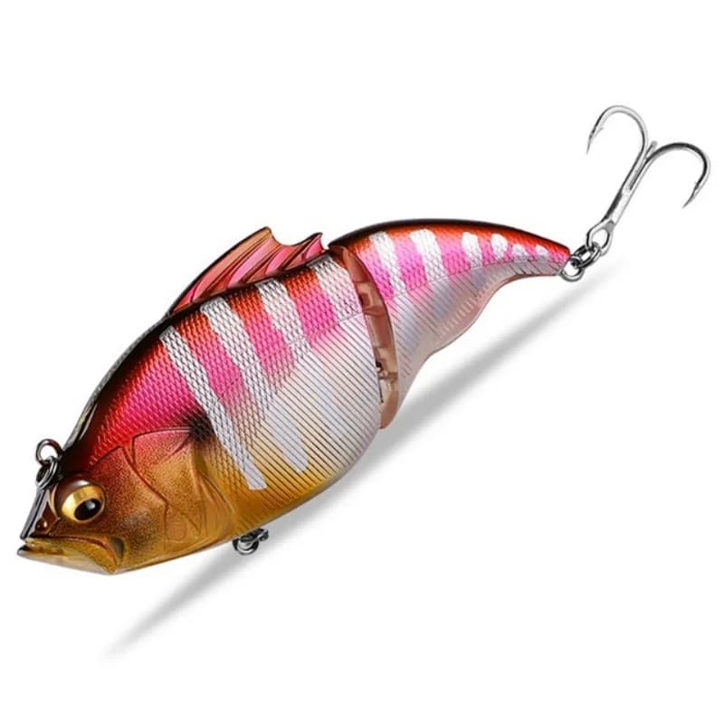 Pike Fishing Vatalion 115mm Vibrazione Esca snodata Swimbait Bass Lure 41/43g Richiamo di pesca Loating Megabass Vatalion 115FLeurre