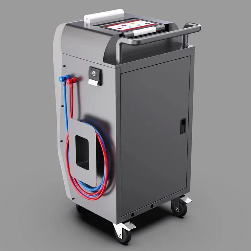 X568 Aria condizionata automobilistica Macchina completamente automatica per il recupero, il riempimento e la pulizia del refrigerante che aggiunge la pulizia del refrigerante freon