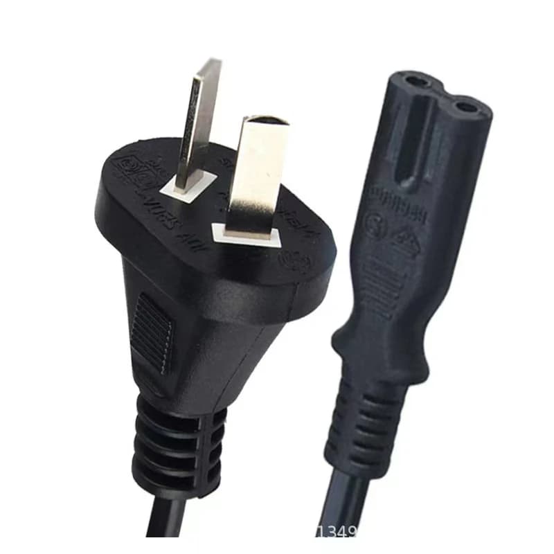 Cavo di alimentazione AC 85V-240V per elettrodomestici con connettore a figura 8 (EU, AU, US, UK) per adattatore LED, altoparlante, computer