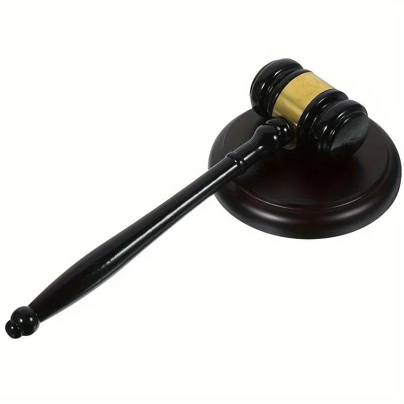 Delicato legno Gavel fatto a mano asta in legno martello legno Gavel + blocco sonoro per avvocato giudice asta asta vendita Decor