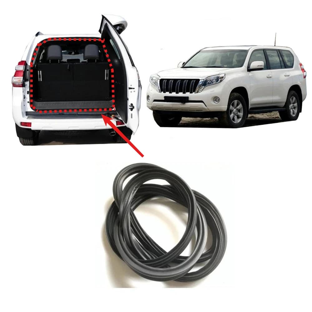Guarnizione in gomma per porta posteriore da 1 pezzo per Land Cruiser Prado LC150 2010-2022 Protezione per porta posteriore Guarnizione guarnizione per Toyota LC150