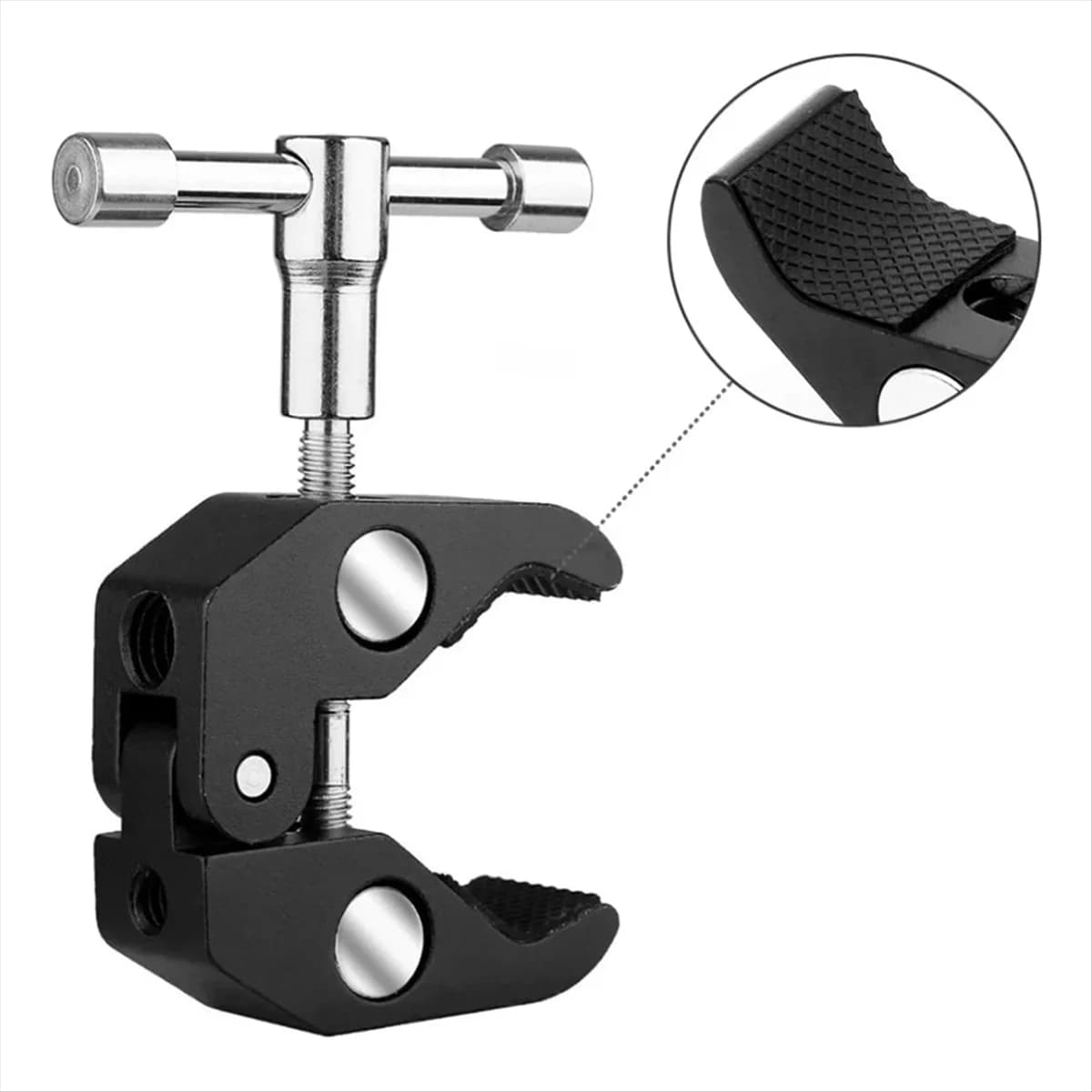 Super clamp with 360 ° Fast release clamp bracket mini ball head Support for tripod Clips 1/4 for DSLR camera