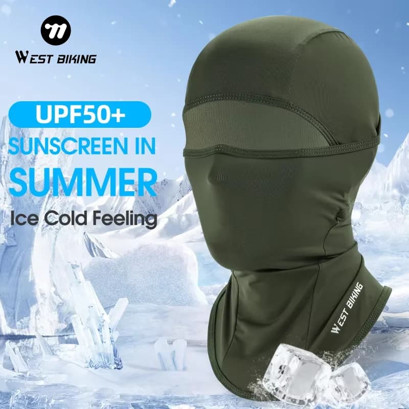 WEST BIKING Ice silk summer sunshine Bike Bike Cycling Helmet Internal cap UV Protection Fishing hiking hat