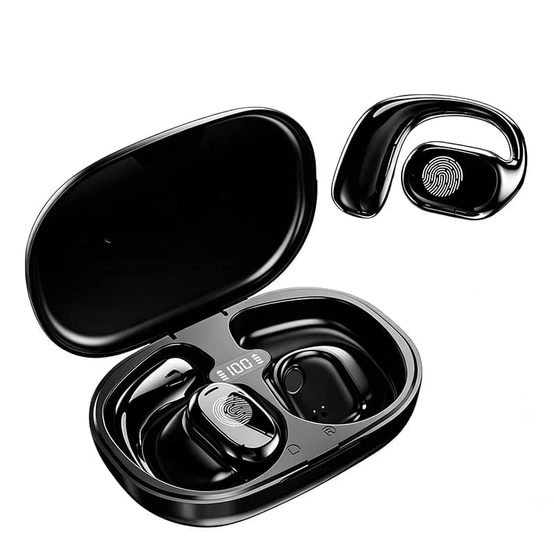 Original open-back wireless Bluetooth sports headphones, long battery life, noise-canceling running music headphones