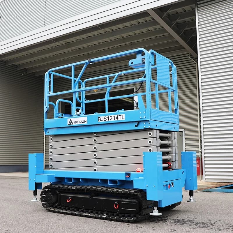 6m 12m Ascensore Elettrico Impalcature Piattaforma di Sollevamento Piccolo Sissor Man Piattaforma di Lavoro Aerea Auto Propelo Forbici Ascensore