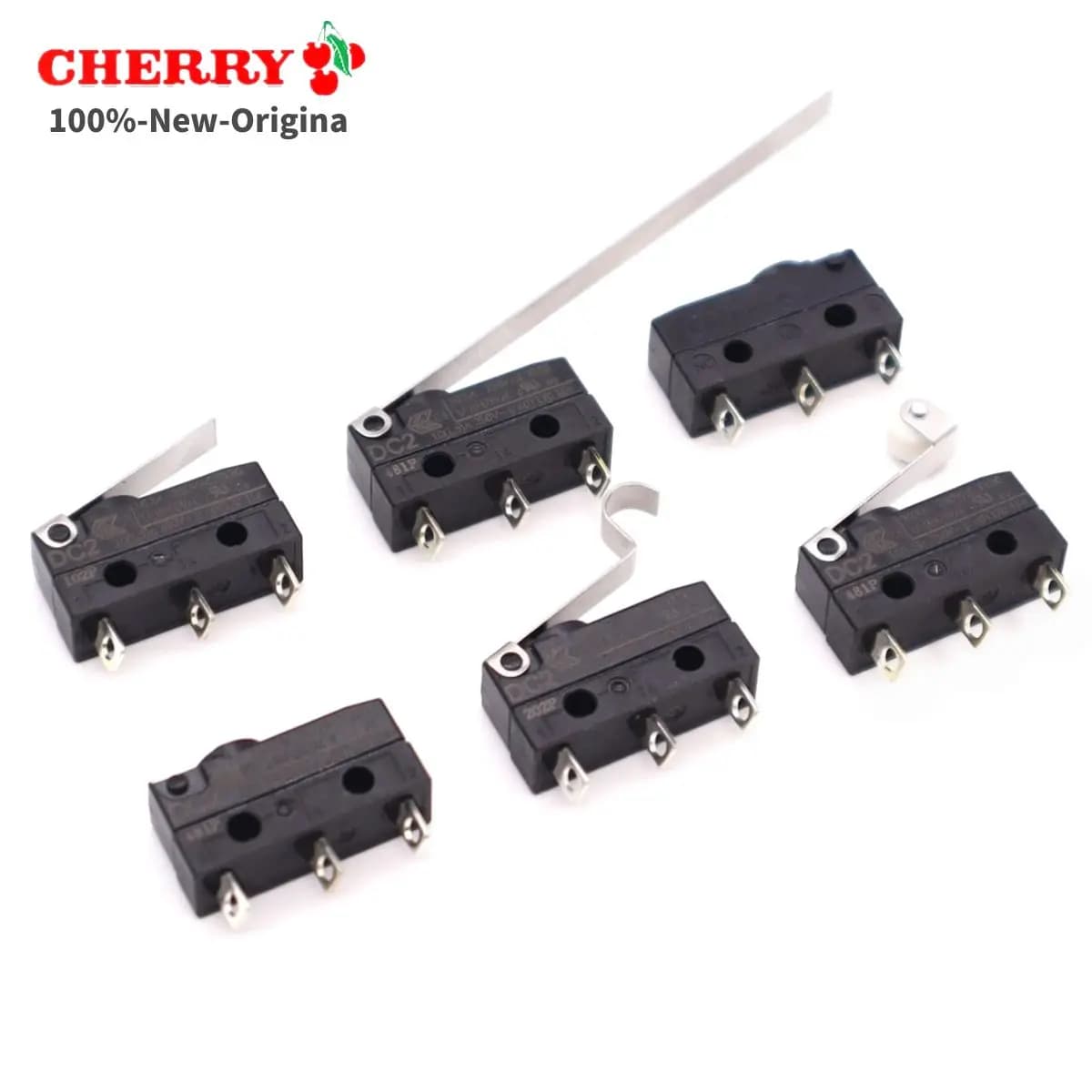 CHERRY/ZF 100%-nuovo 5PCS DC2 DC2C A1AA A1LB A1RB A1SB microinterruttore corto/lungo/puleggia/maniglia piegata 10A 250V impermeabile antipolvere